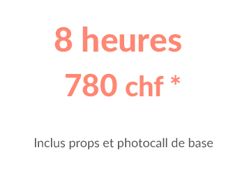 Location WOOP WOOP la borne à GIF by Easy photo 8 heures de location props et photocall de base. Genève Suisse